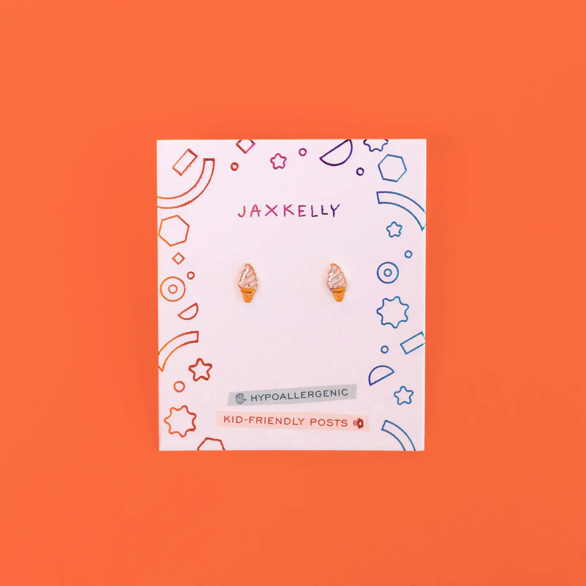 Ice Cream Enamel Kids Earrings