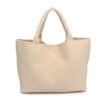 Sky's the Limit Large Tote Cream