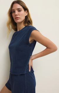Scout Jersey Denim Short Indigo