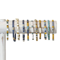 SIERRA GOLD - Tila Bead Bracelets: 6.25 inches - S / Desert Sands