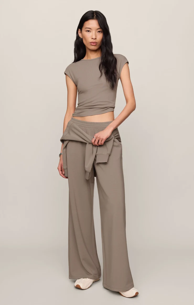 Soft Trace Second Skin Top Wild Mushroom