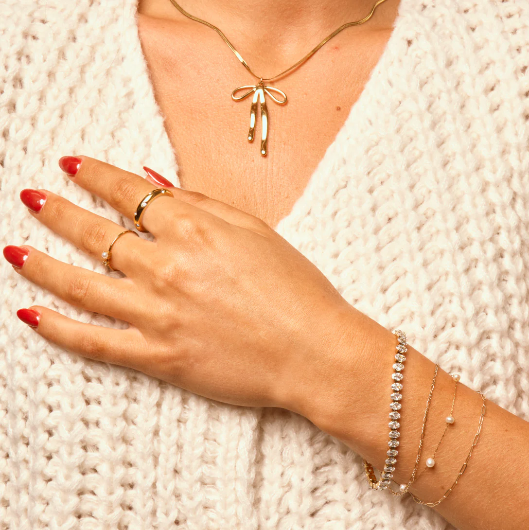 Bubble Pave Crystal Ring