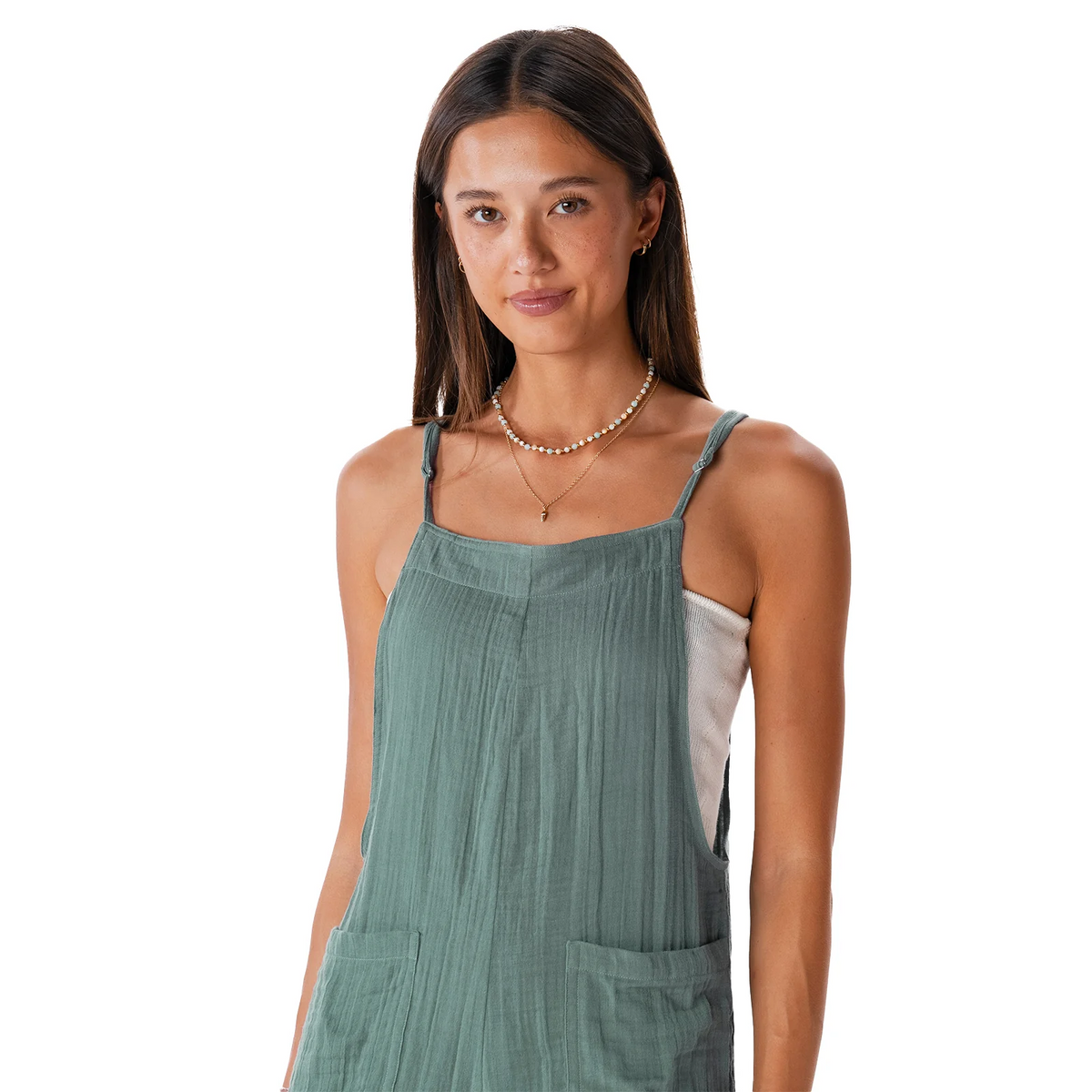 Boardwalk Romper Sage