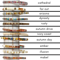 PAINTED MESA - Tila Bead Bracelets: 6.25 inches - S / Cathedral