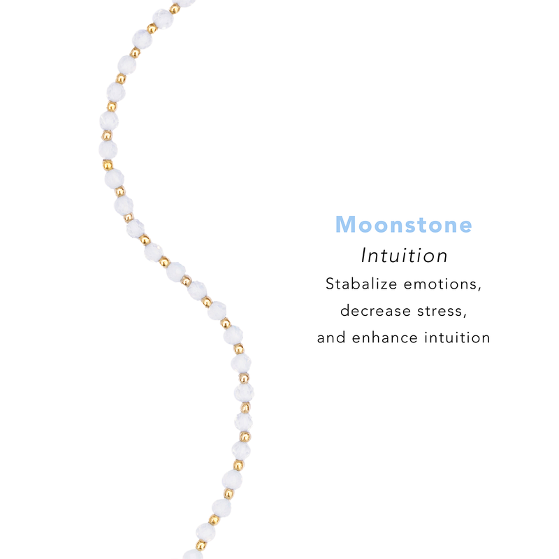 Moon Dancer Healing 3mm Anklet Gold