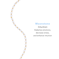 Moon Dancer Healing 3mm Anklet Gold