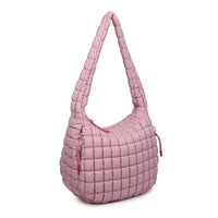 Revive Puffer Hobo Bag Rose
