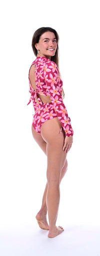 Kai Top Pink Plumeria