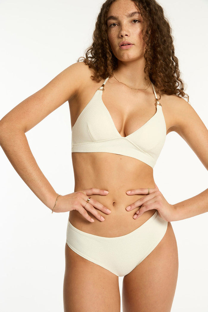 Nautilus Longline Halter Top Coconut