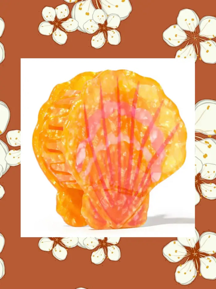 Sunrise Shell Claw Clip