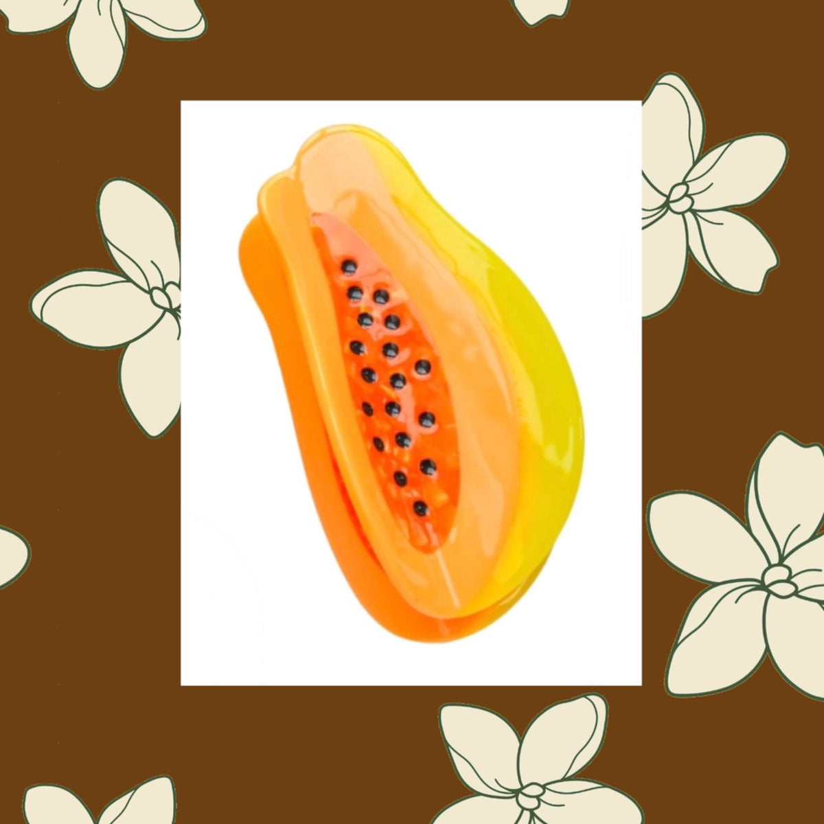 Papaya Claw Clip