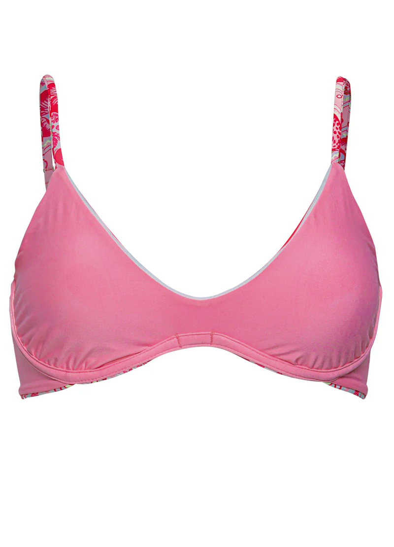 Petite Irene Top Strawberry Palm