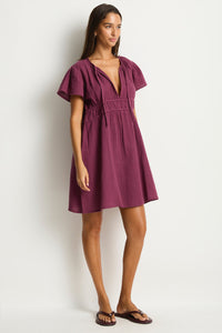 Sunset Short Daydress Claret