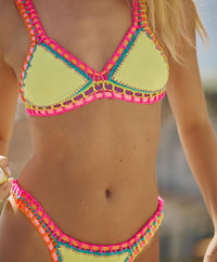 Ferrarini By PQ Swim Crochet Top Dandelion