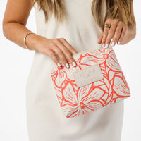 Backyard Small Pouch Red Haute/Sandstone