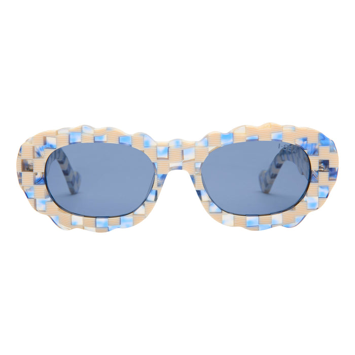 Cloud 9 Check/Navy
