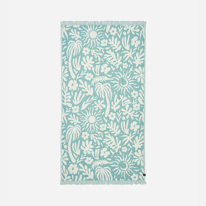 Sunny Driftweave Turkish Towel Sky Blue