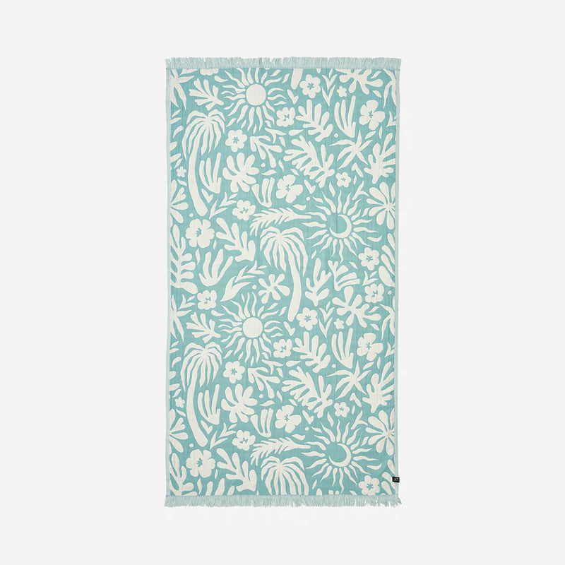 Sunny Driftweave Turkish Towel Sky Blue