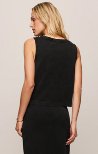 Sloane V Neck Top Black