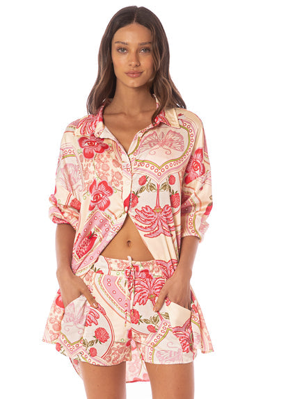 Dreambound Shirt Strawberry Palm
