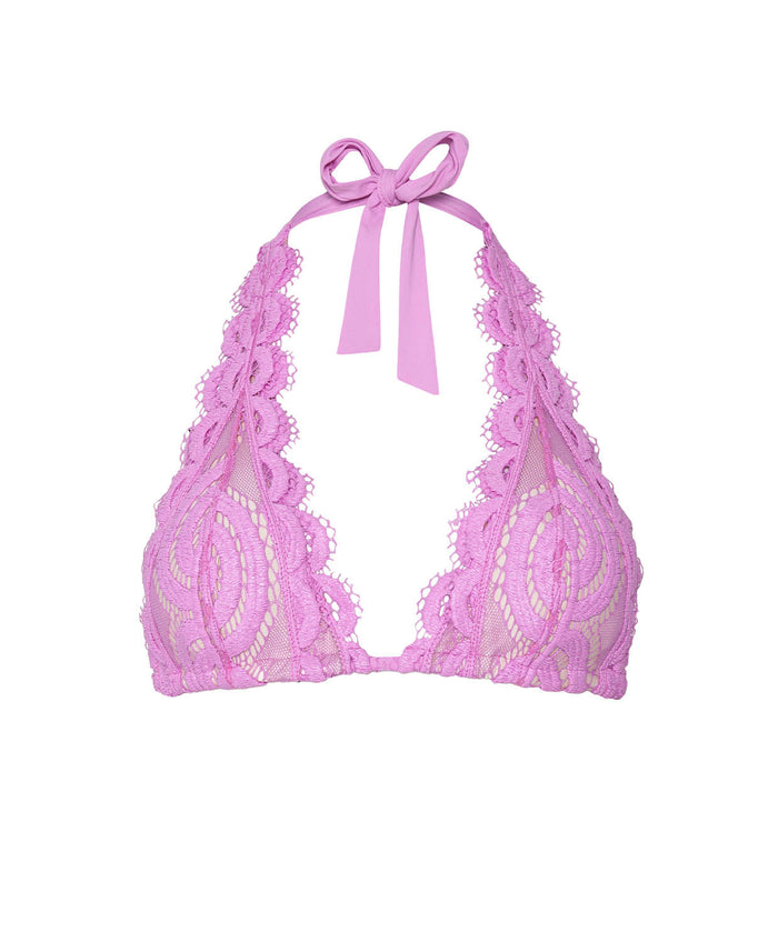 Lace Halter Top Wisteria