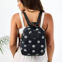 Tiare Dots Mini Backpack Sandstone on Black
