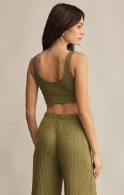 Coastline Rib Pant Hunter Green