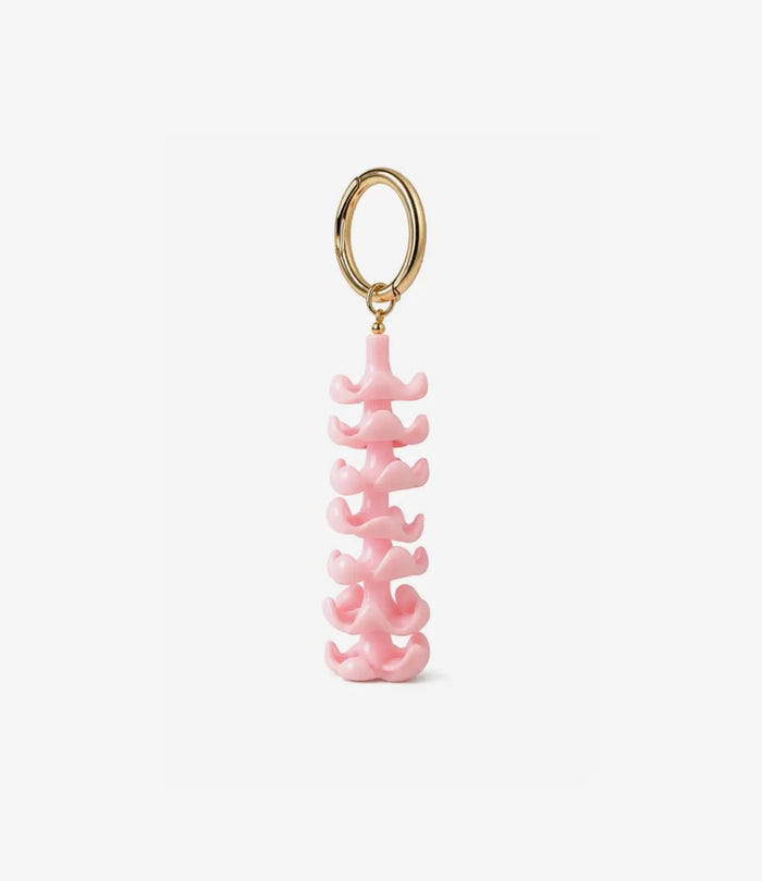 Puakenikeni Keychain Baby Pink