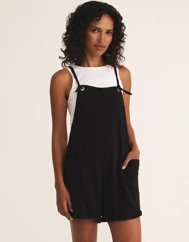 Montague Airy Romper Black