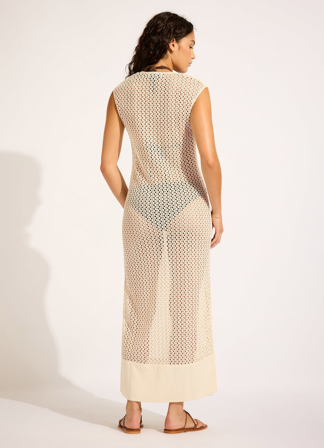 Maxi Tank Dress Ecru