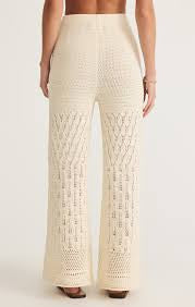 Adia Crochet Pant Sea Salt