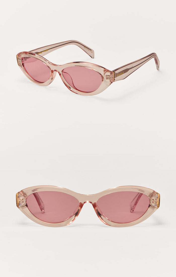 Backstage Sunglasses Rose Crystal/Pink