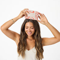 Backyard Mini Pouch Red Haute/Sandstone