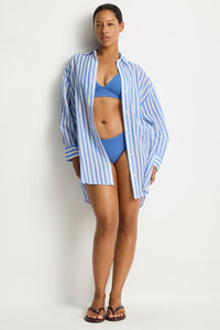 Vacay Cruise Shirt Chambray