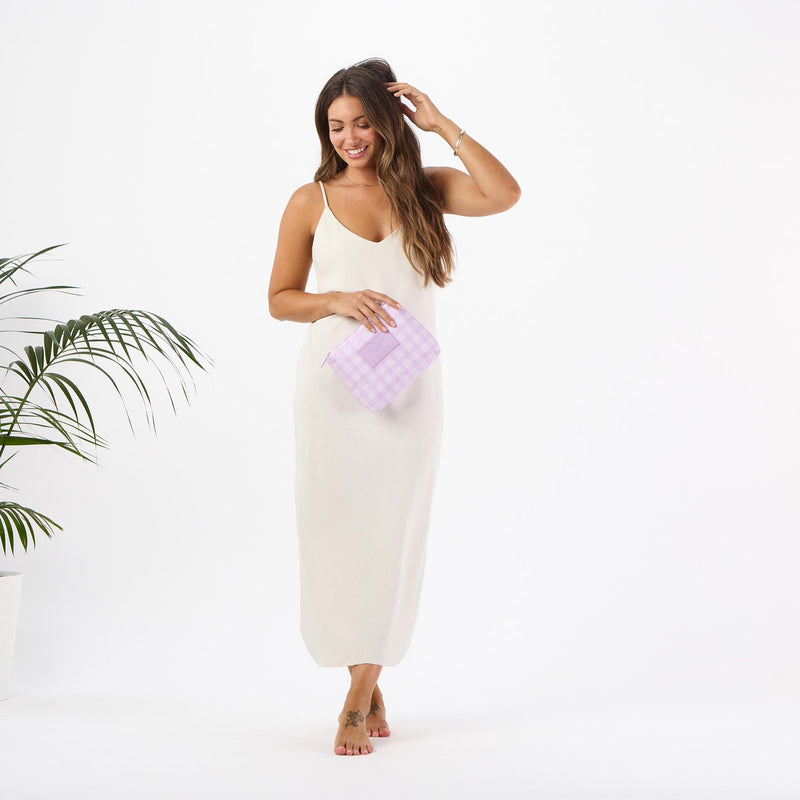 Palaka Small Pouch Lavande