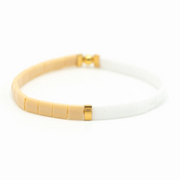 Attraction - Tila Bead Bracelet | Single: 6.50 Inches - M
