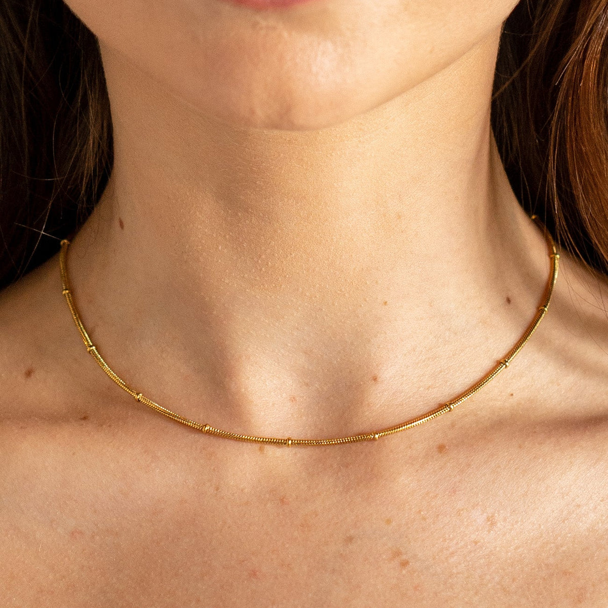 Waterproof Gold Rope Satelite Chain