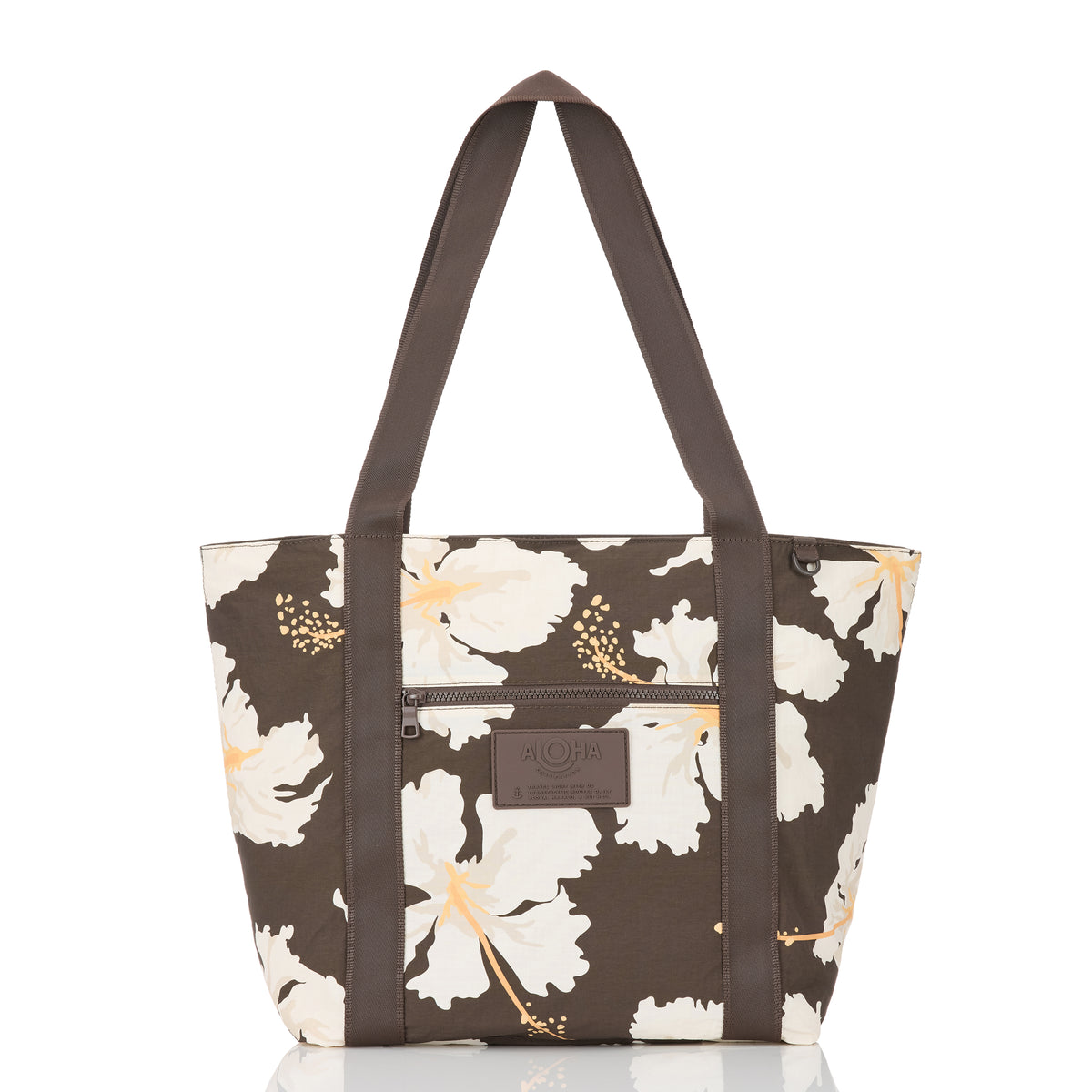 Taha’a Nylon Zipper Tote Coconut