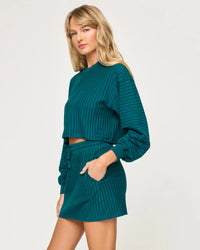 Half Court Pullover Deep Teal