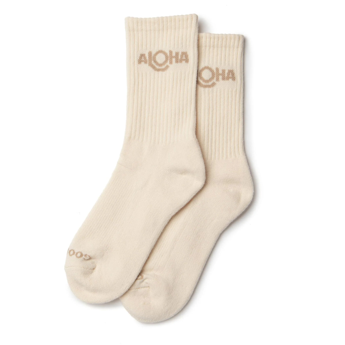 Crew Socks Aloha Collection Sandstone