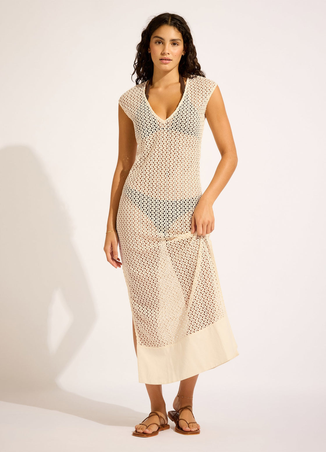 Maxi Tank Dress Ecru