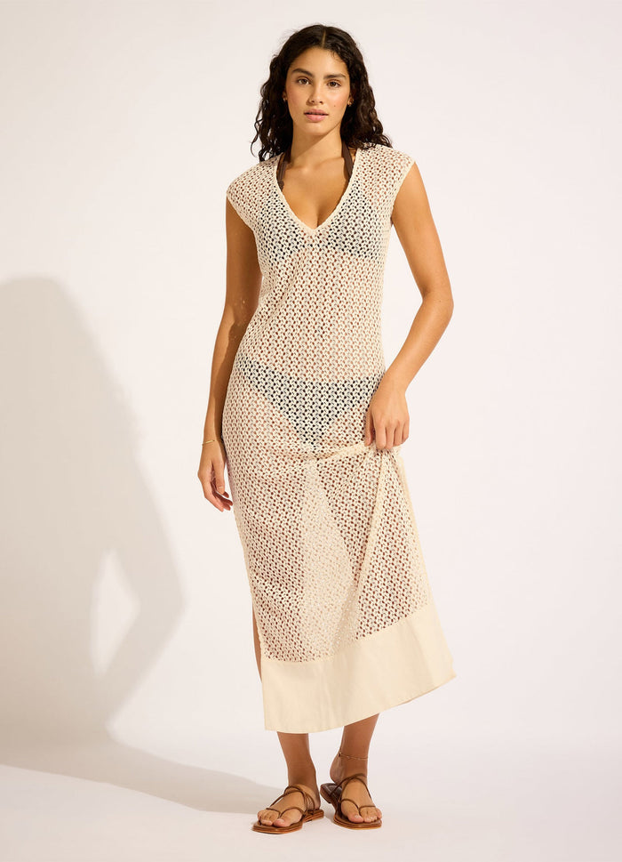 Maxi Tank Dress Ecru