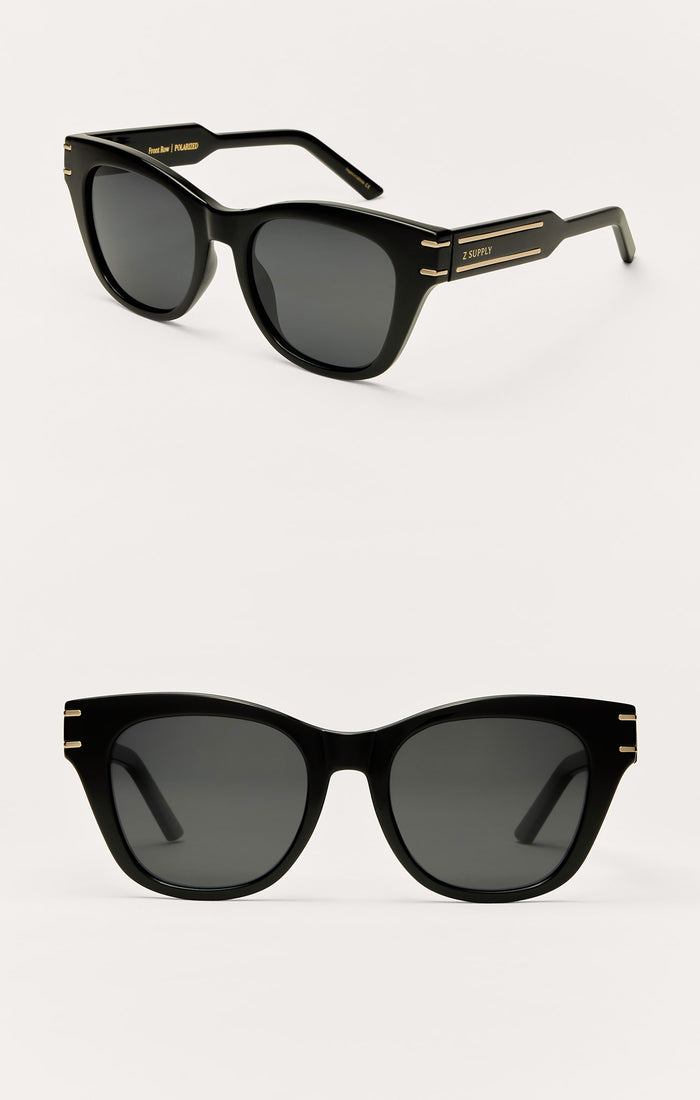 Front Row Sunglasses Black/Grey