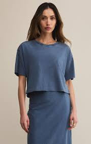 On The Go Jersey Denim Tee