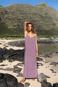 Aria Maxi Dress Violet Blossom