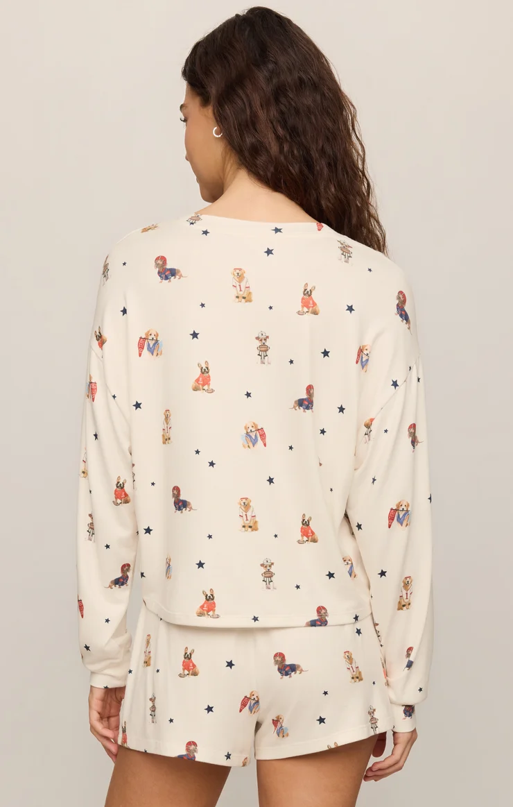 Team Player Long Sleeve Top Sandstone
