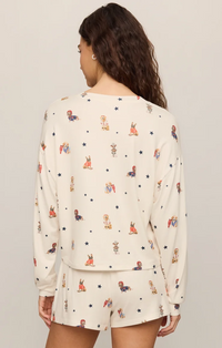 Team Player Long Sleeve Top Sandstone