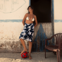 Luca Beach Towel Blue