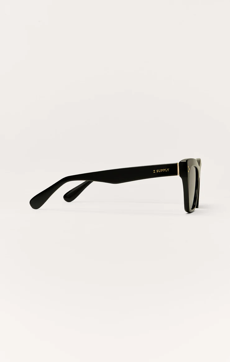 Park Ave Sunglassses Polished Black