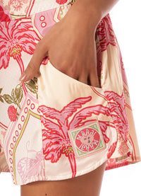 Blissful Shorts Strawberry Palms